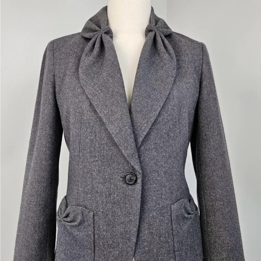 Talbots Gray Jacket Size 14